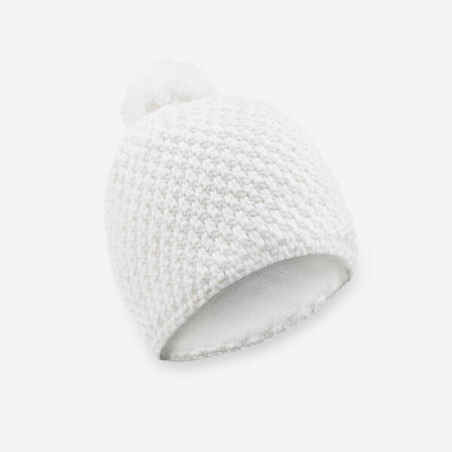 Gorro térmico de esquí para Adultos Wedze blanco