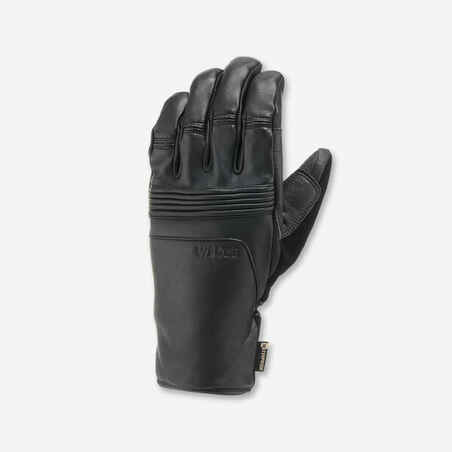 Črne smučarske rokavice 900 za otroke