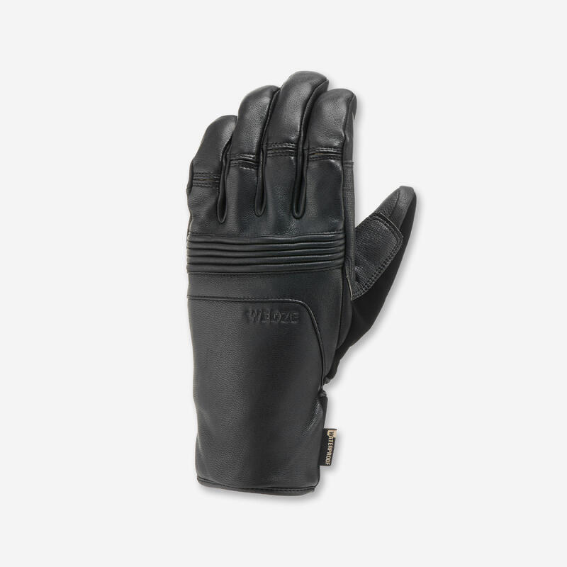 ADULT DOWNHILL SKI GLOVES 900 - BLACK