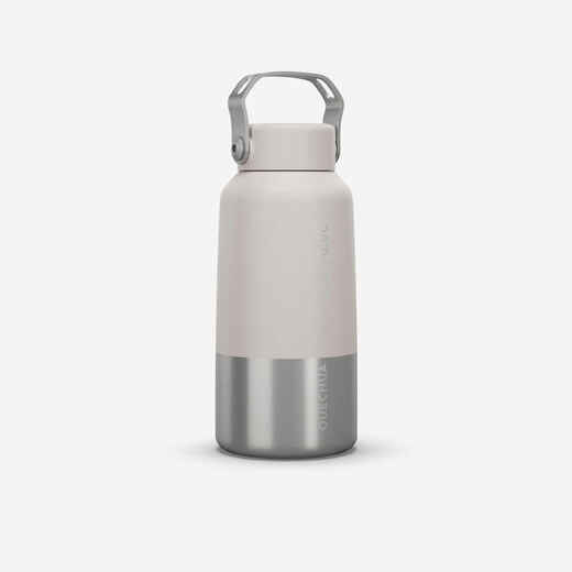 
      Gourde inox 0,6L avec bouchon à vis pour la randonnée - blanc
  