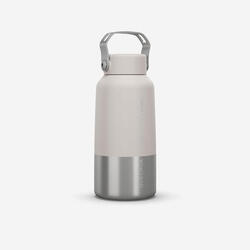 Gourde inox 0,6L avec bouchon à vis pour la randonnée - violet