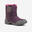 Doposci trekking bambino SH100 strap viola, dal 24 al 38 