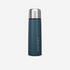 1 L stainless steel isothermal water bottle with cup for hiking - Blue