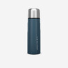 1 L stainless steel isothermal water bottle with cup for hiking - Blue