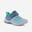 Chaussures de randonnée enfant à scratch Crossrock bleue du 24 AU 34