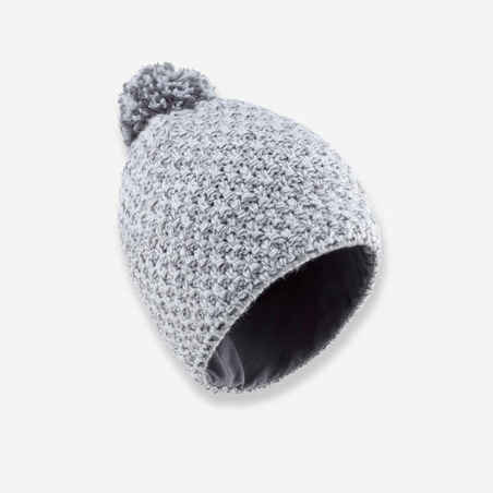 KIDS’ SKI HAT - TIMELESS - LIGHT GREY