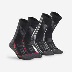 Chaussettes De Cyclisme Giro En Mérinos - Charcoal/points Blancs - Taille S
