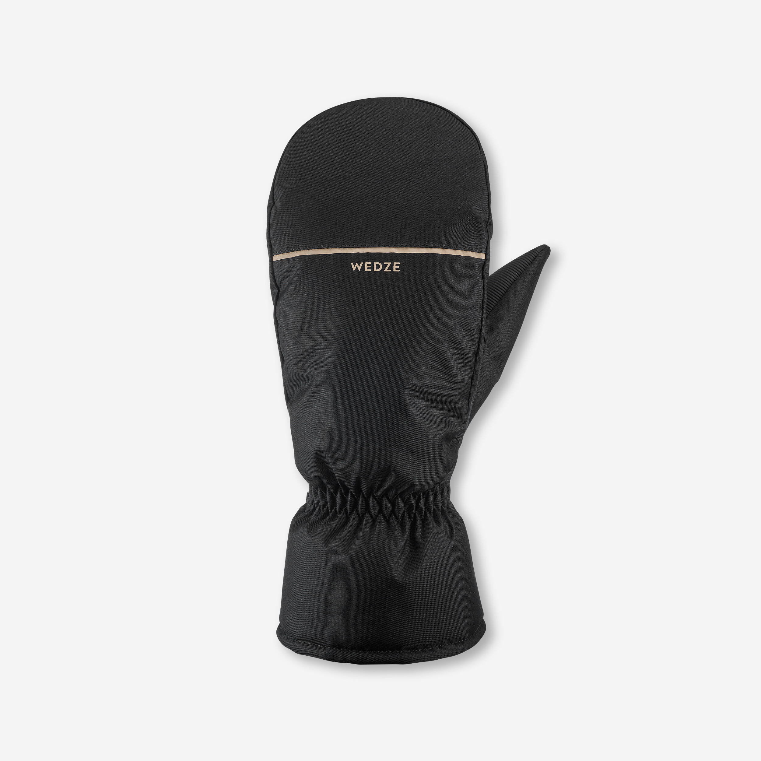 ADULT SKI MITT 100 - BLACK