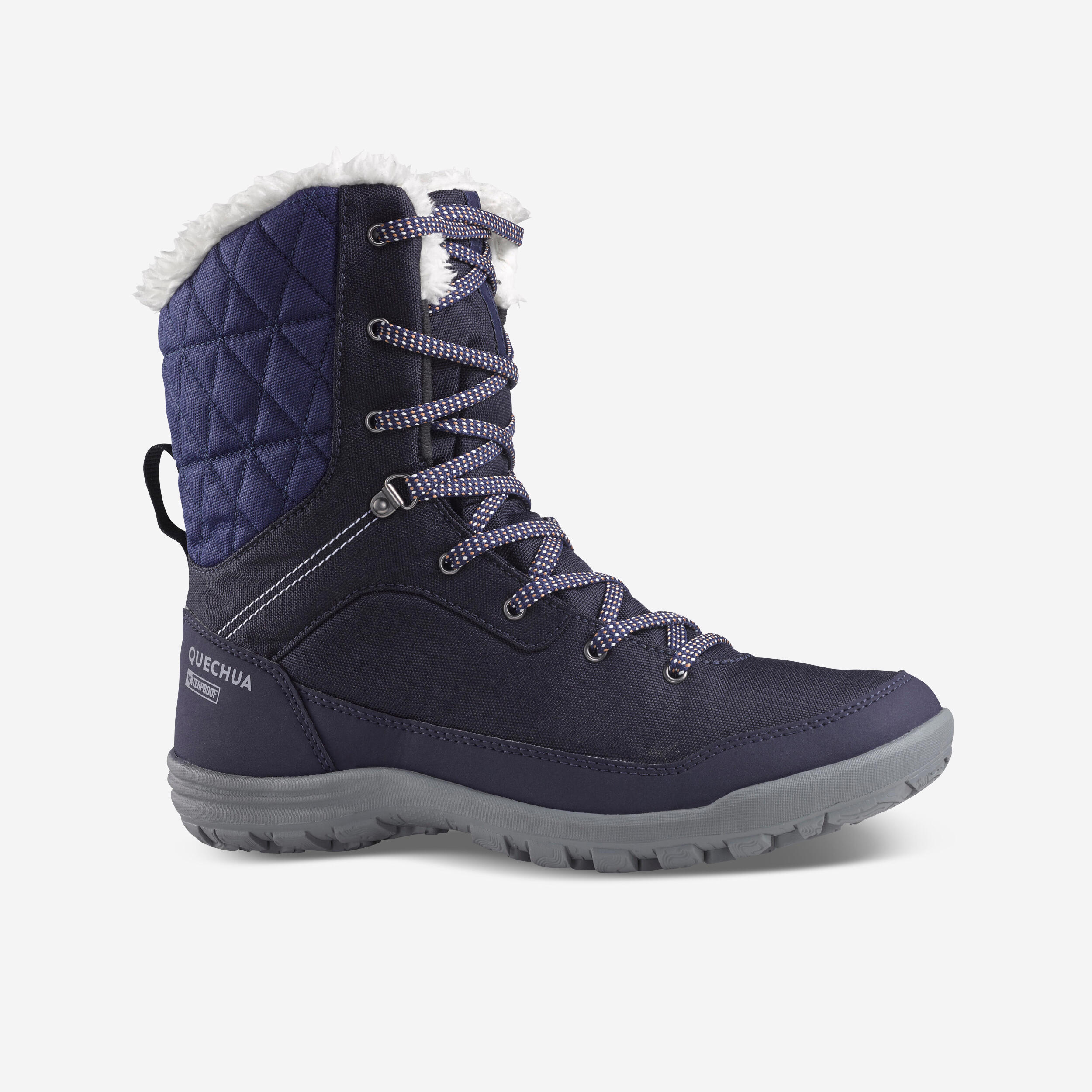 Women’s Waterproof Winter Boots - SH 100 Black - QUECHUA