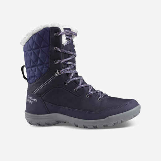 Women’s Warm and Waterproof Hiking Boots - SH100 high