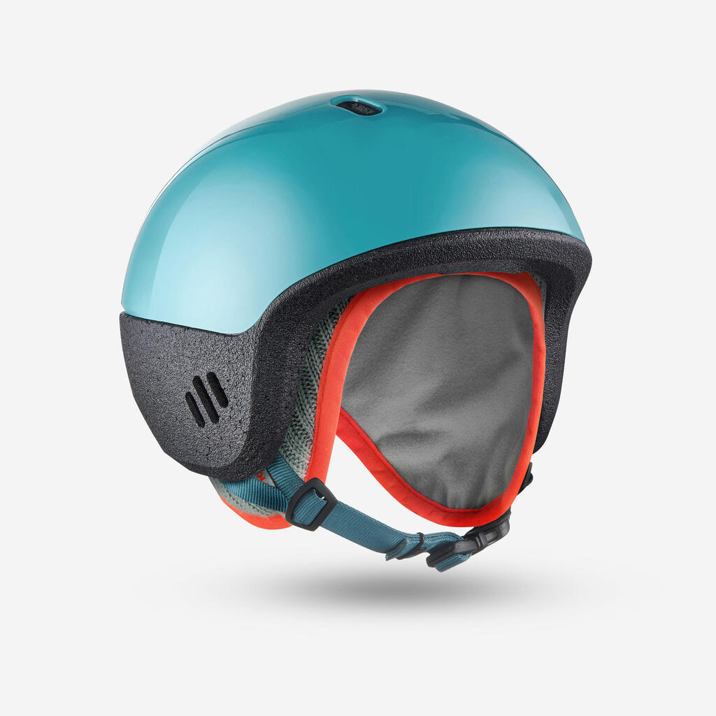 Skihelm Schlittenhelm Baby 2-in-1 - orange 