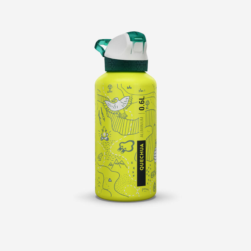 Hliníková polní láhev 900 rychlozátka s hubičkou na turistiku 0,6 l zelená