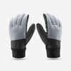 Lyžiarske rukavice 100 Light sivo-čierne