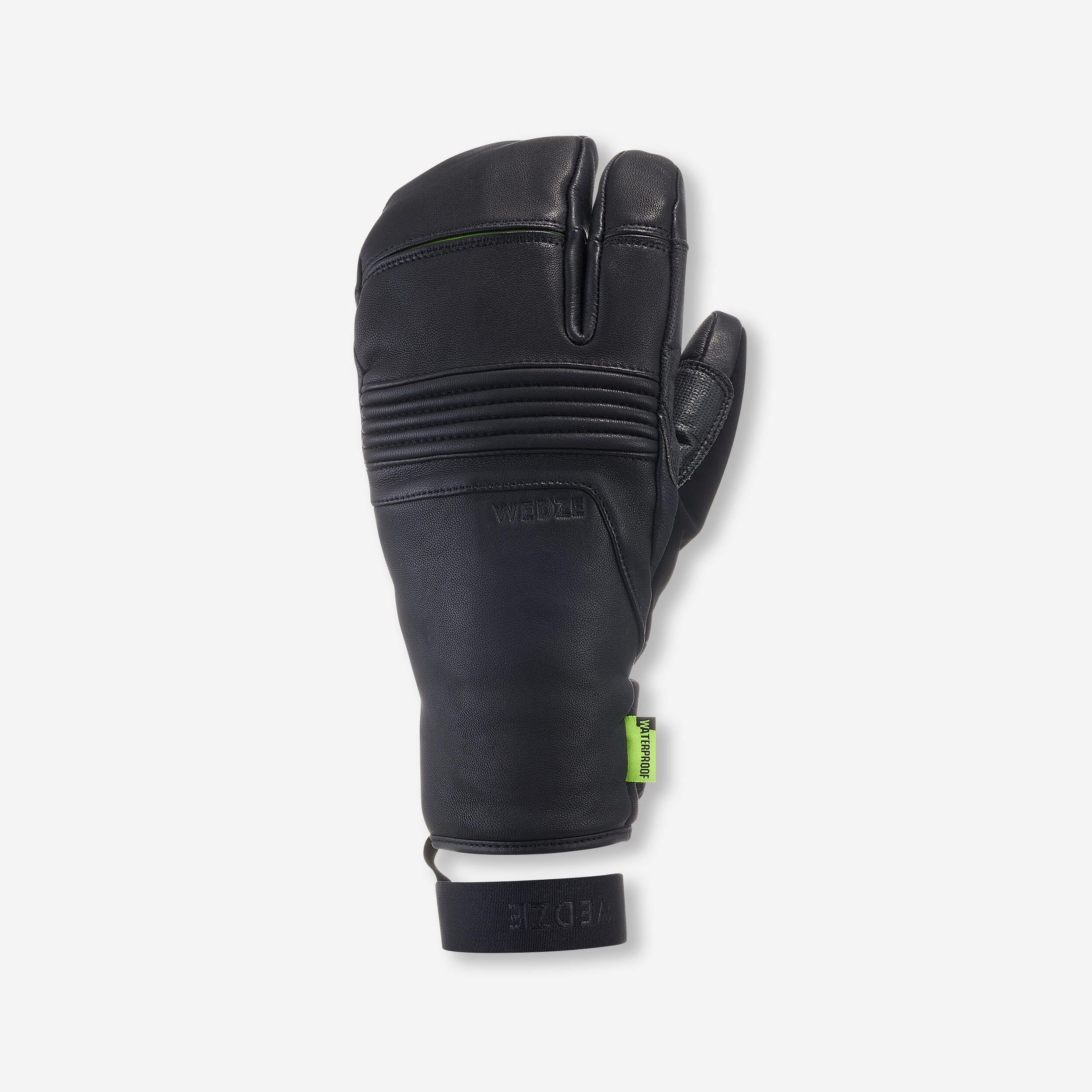 3-Finger Warm Gloves - Ski 900 Black - WEDZE