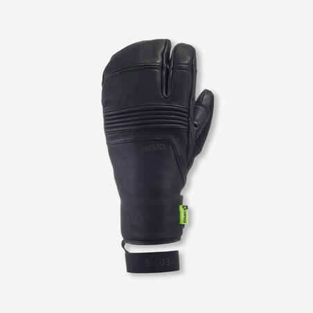 Črne smučarske rokavice 900 za odrasle