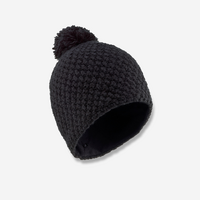 BONNET DE SKI ADULTE - TIMELESS - NOIR