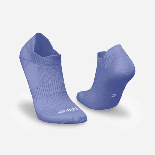 
      CHAUSSETTES DE RUNNING INVISIBLES RUN500 X2 MAUVES
  