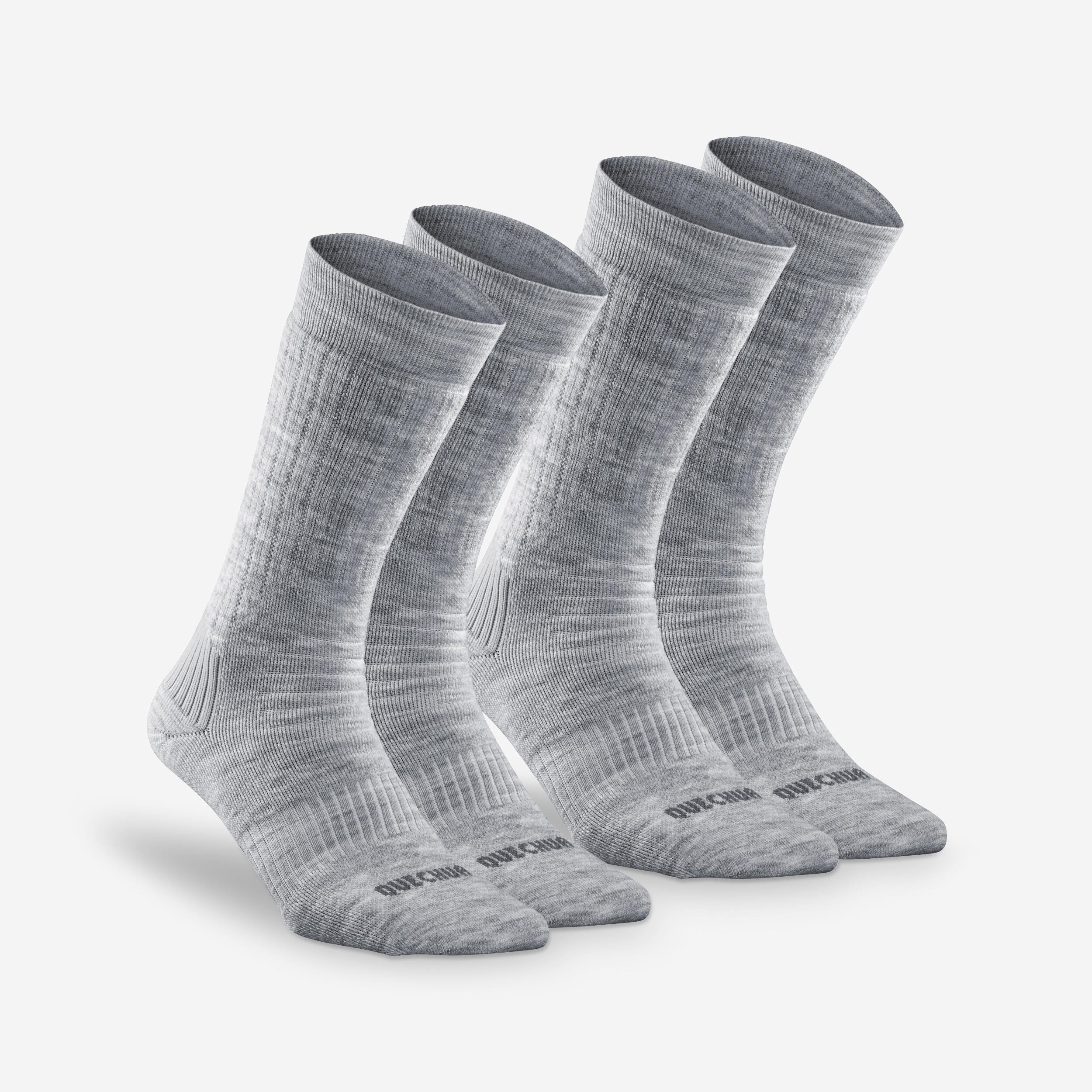 Warm Hiking Socks - SH100 MID - 2 Pairs 1/6