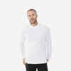 Men’s Warm and Breathable Ski Base Layer Top, BL500 - White