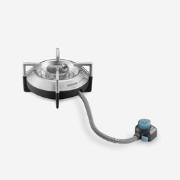 Réchaud à gaz 500 compact de camping, 1 feu 3500W, avec gaz et piezo déportés
