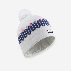 BONNET DE SKI ADULTE - JACQUARD - BLEU BLANC