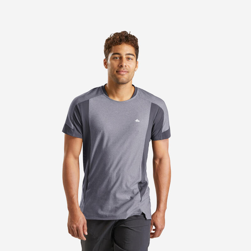 男款登山健行短袖T恤MH500