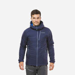 Men’s compressible padded mountaineering jacket, navy