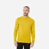 Men’s Thermal Ski Base Layer Top BL 500 - Yellow