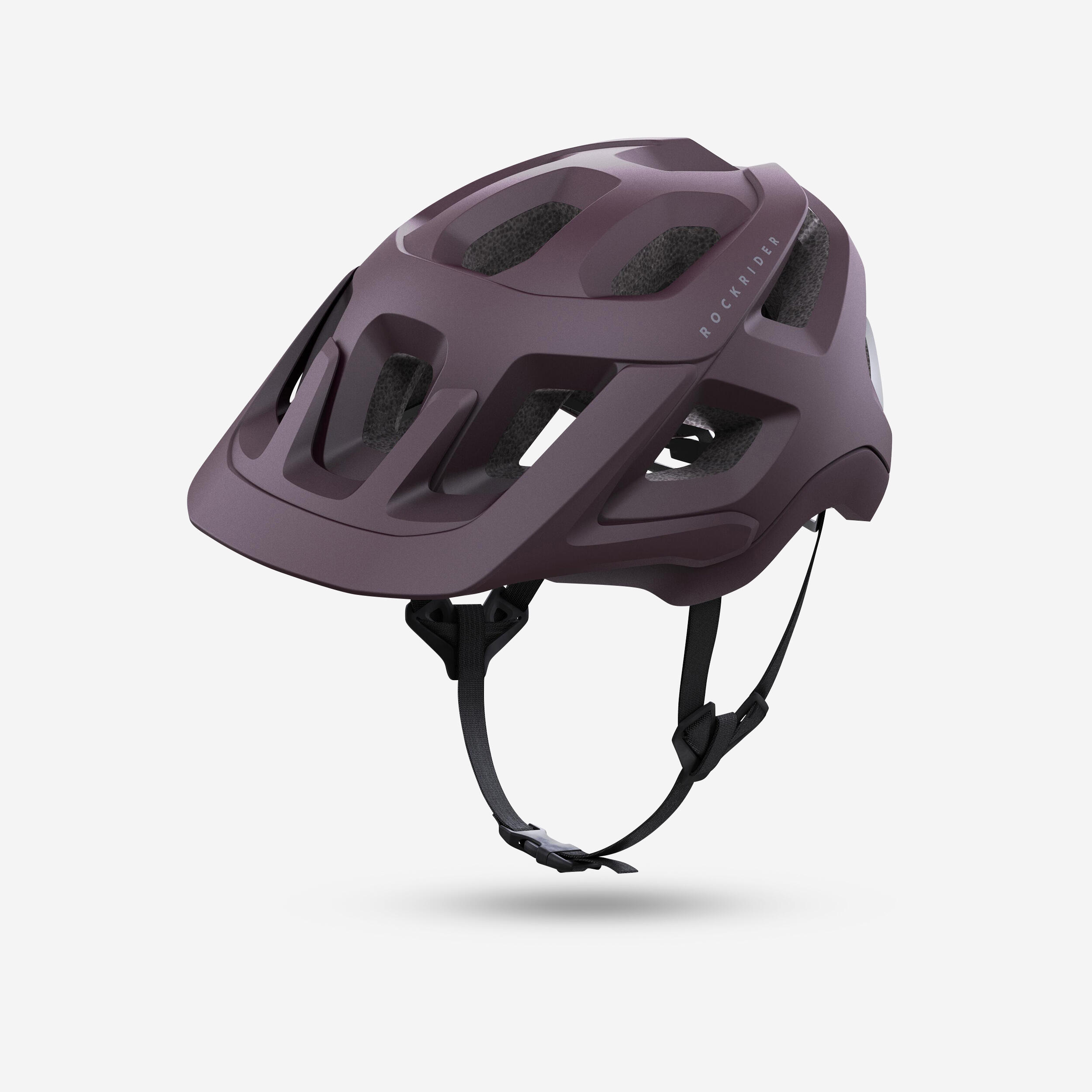ROCKRIDER Mountain Bike Helmet EXPL 500 - Burgundy