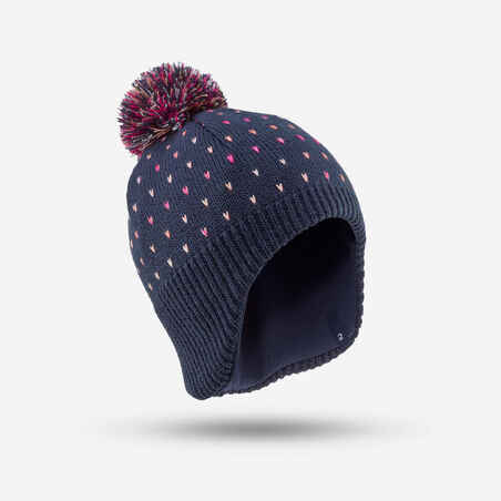 BABY WARM HAT - FLAP - NAVY