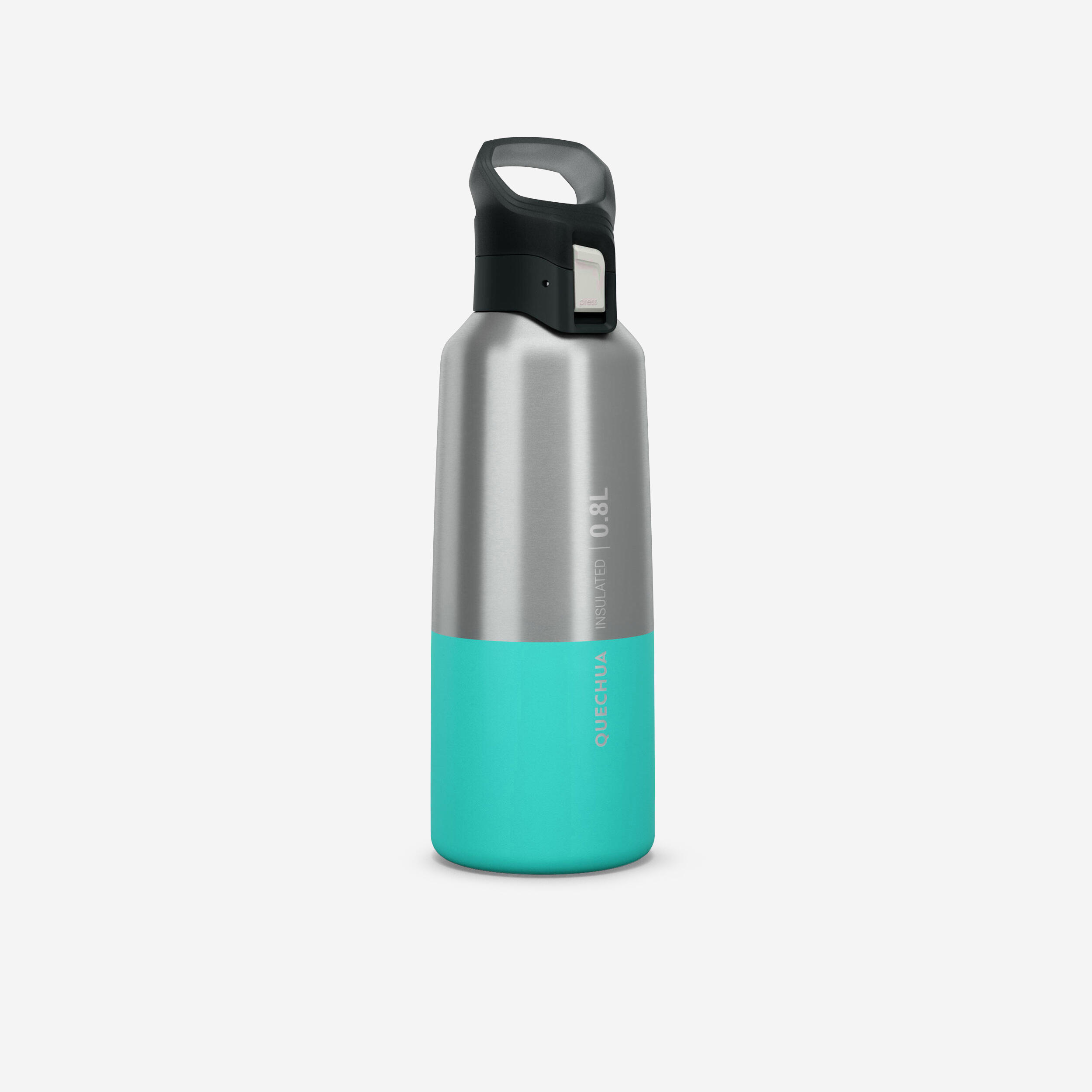 QUECHUA Isothermal Stainless Steel Hiking Flask MH500 0.5 L Turquoise