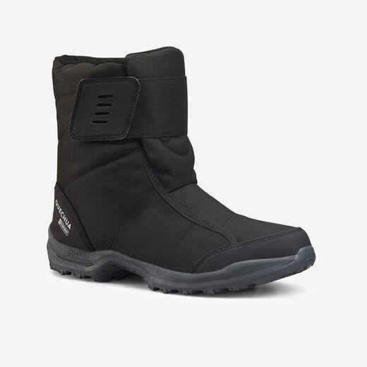 
      Men’s Warm Waterproof Snow Boots - SH100 hook and loop strap
  