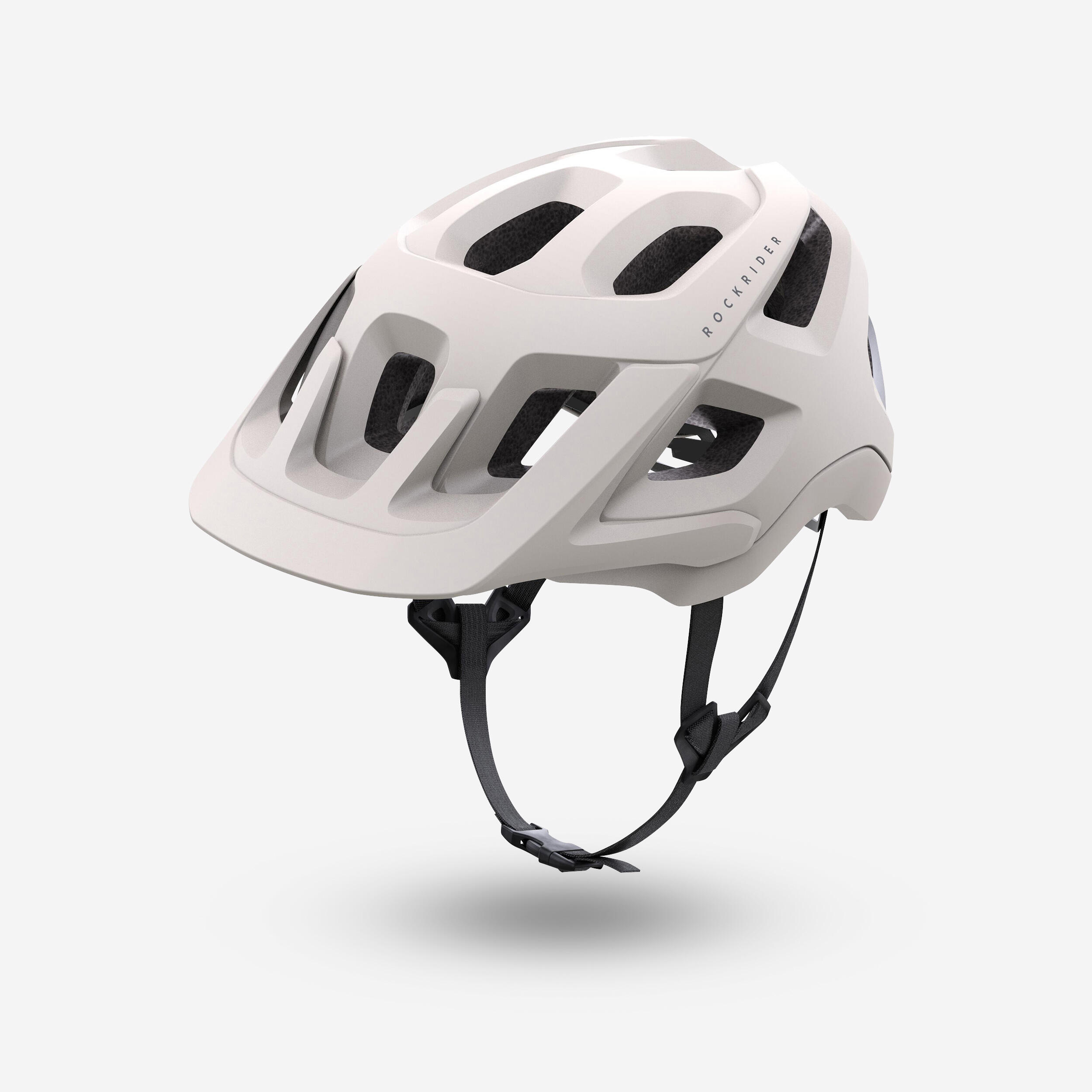 ROCKRIDER Mountain Bike Helmet EXPL 500 - Beige