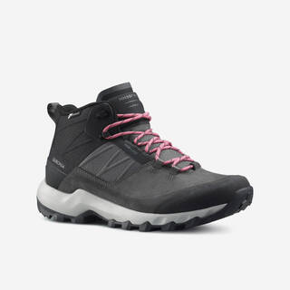 Women’s waterproof mountain hiking boots, MH500 - Grey