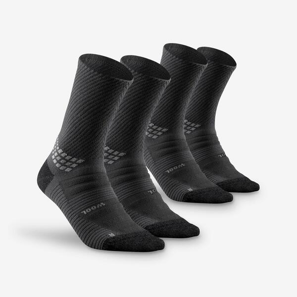 Pair of grey wool hiking socks