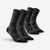 Chaussettes randonnée - Hike 900 High noire - lot de 2 paires