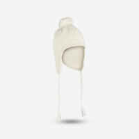 ADULT PERUVIAN SKI HAT TIMELESS WHITE