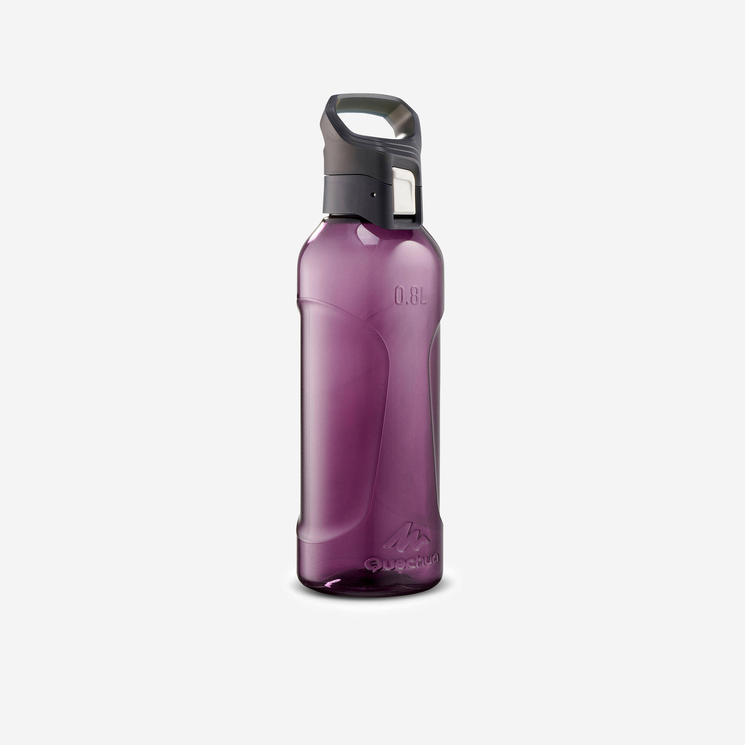 Easy Locking Cap Water Bottle BPA Free - 0.8 Litre Purple