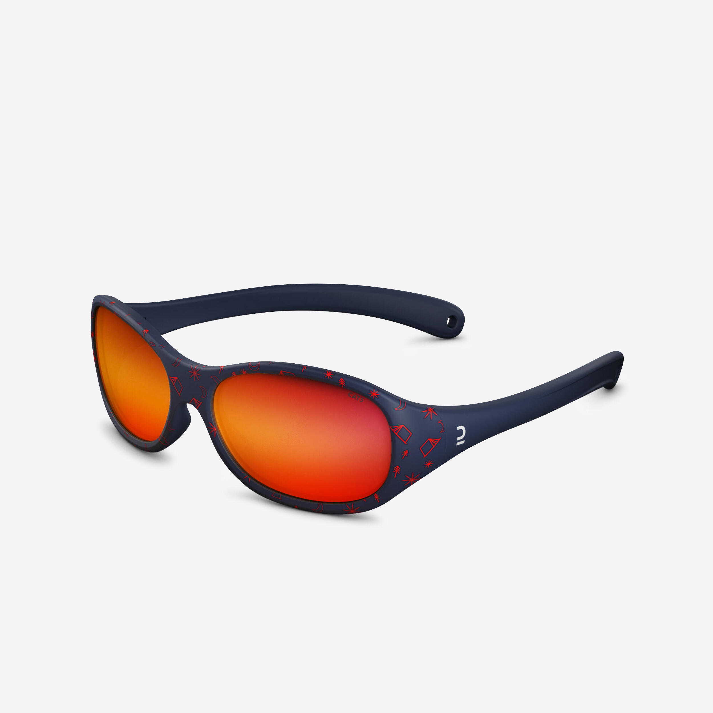 Quechua - Lunettes De Soleil Randonnée - Mh K120 - Enfant 2-4 Ans - Catégorie 4 Bleu Rouge - Lunettes De Soleil - Accessoires Du Sportif - Bleu-rouge