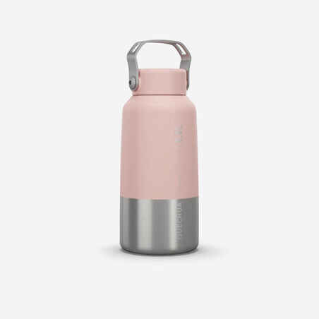 Stainless Steel Hiking Flask with Screw Cap MH100 0.6 L Pink