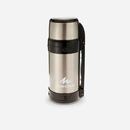 
      1.5 L stainless steel insulated flask with cup for hiking
  