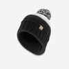 ADULT SKI HAT GRAND NORD MADE IN FRANCE - BLACK, WHITE