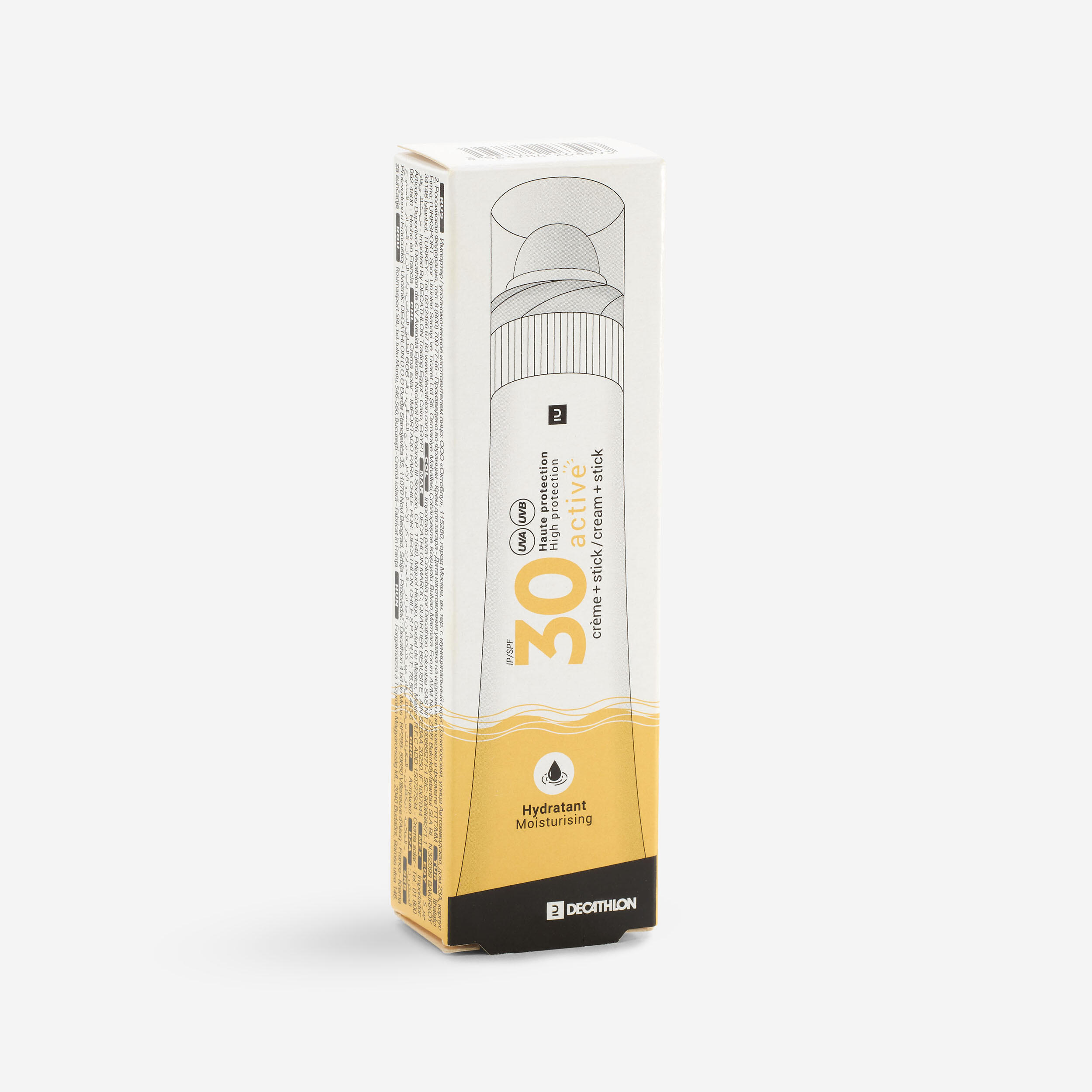 Decathlon Sonnencreme LSF 30 2-in-1 für Gesicht und Lippen | 03583787134863 Decathlon Sonnencreme LSF 30 2-in-1 für Gesicht und Lippen | 03583787134863