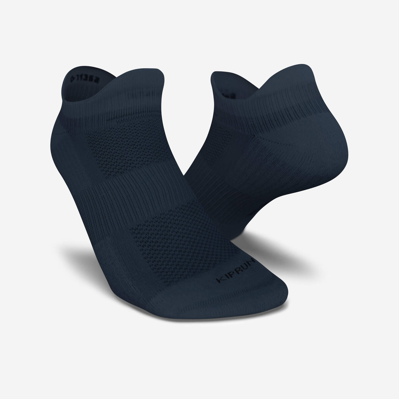 RUN500 INVISIBLE RUNNING SOCKS - SLATE BLUE X2