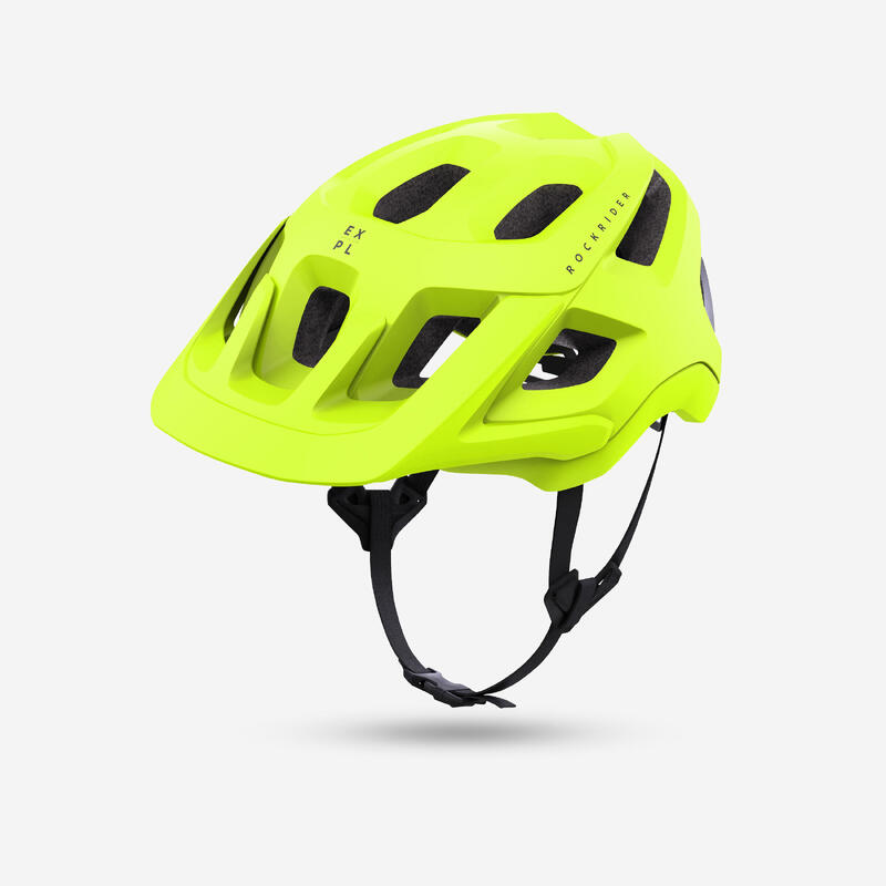 CASQUE VELO VTT EXPL 500 JAUNE FLUO