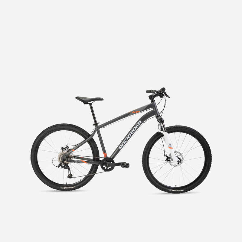 27.5" Touring Mountain Bike ST 120 - Grey/Orange