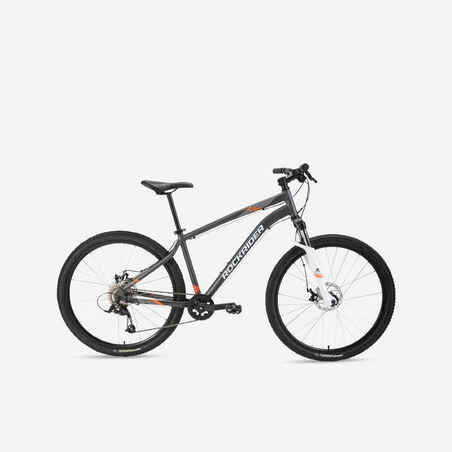 27.5-inch, 9-speed single-chainring mountain bike, grey