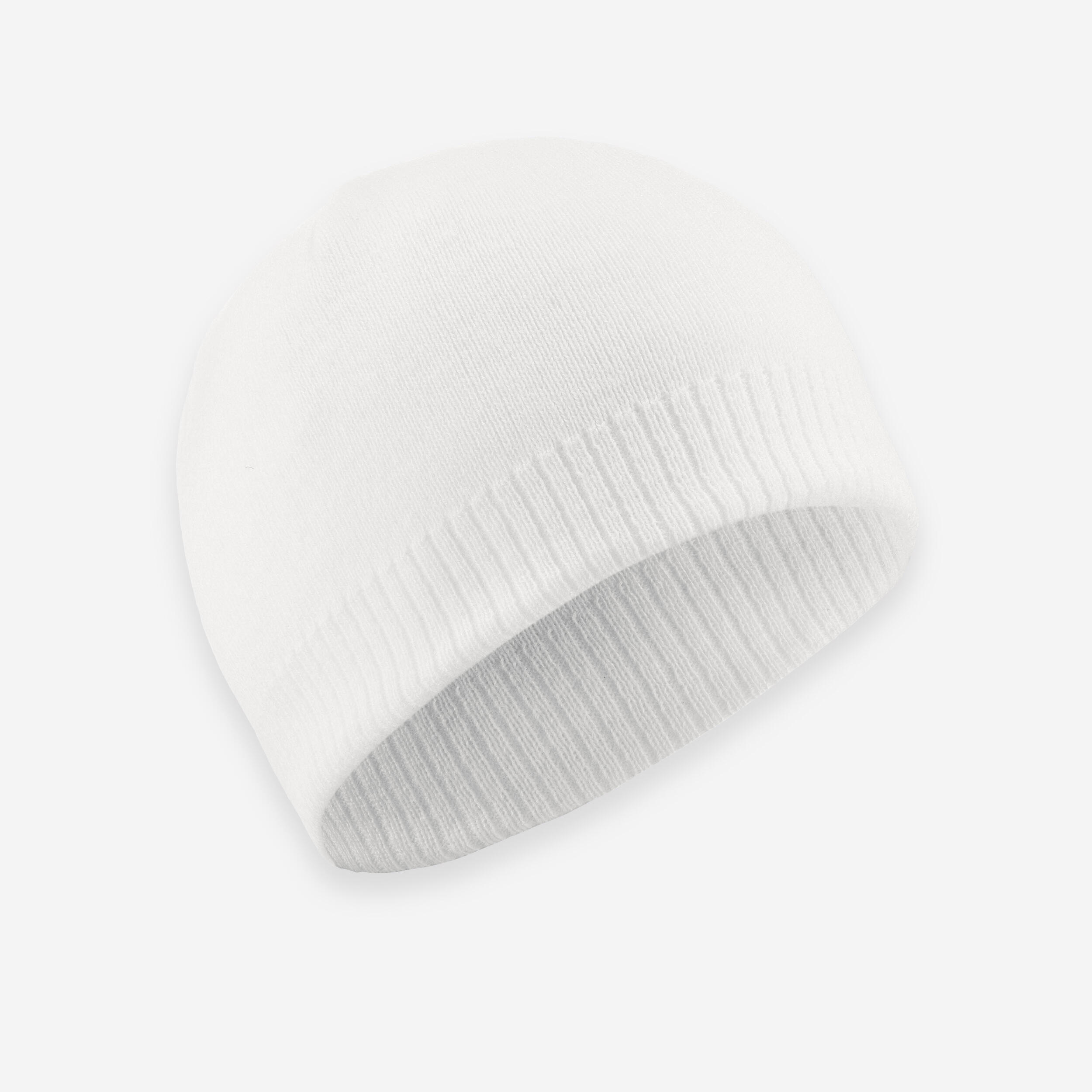 ADULT SKI CAP - SINGLE - WHITE