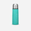 0.4 L stainless steel isothermal flask with cup for hiking - turquoise