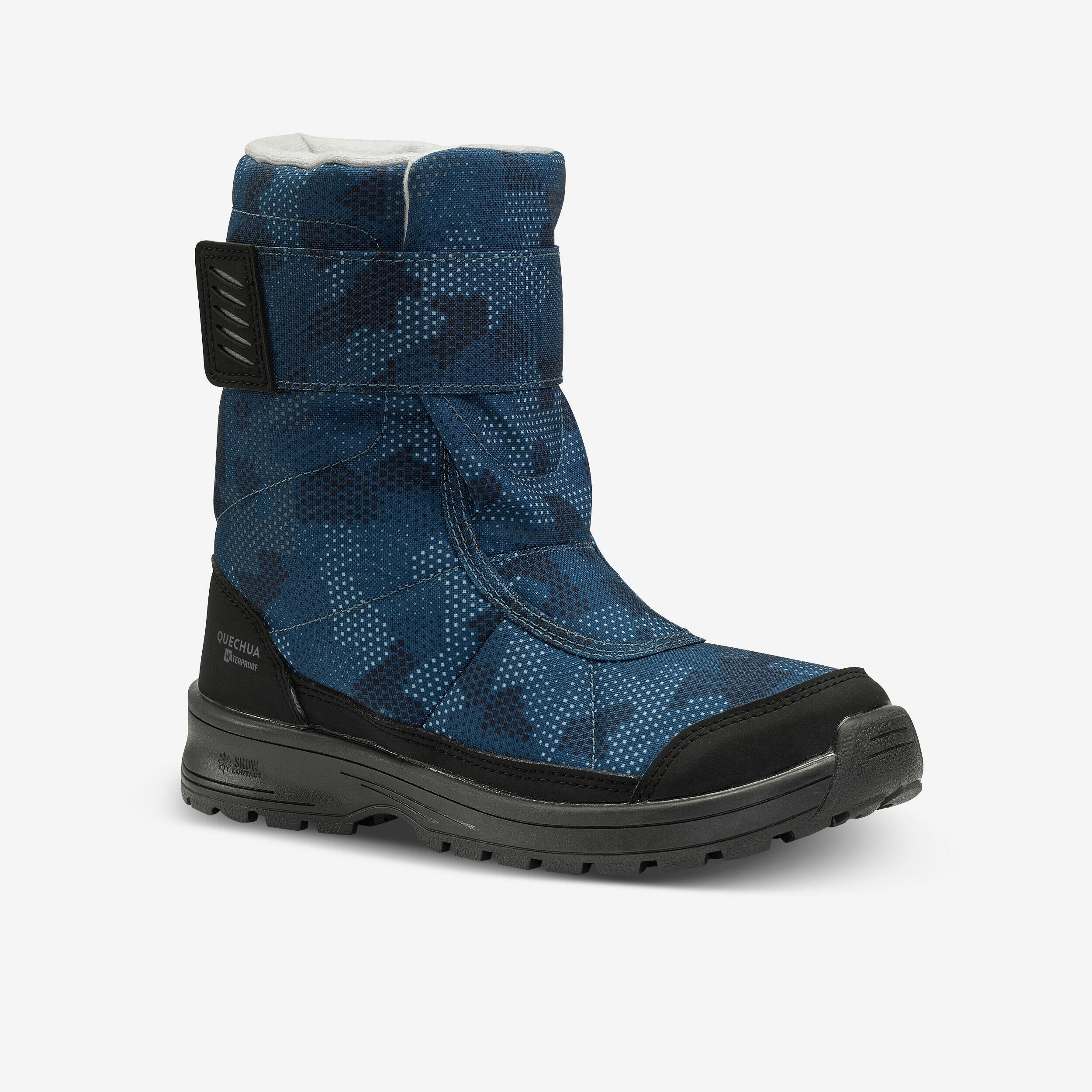 QUECHUA Kids’ Warm Waterproof Snow Hiking Boots SH100 X-Warm Size 7 - 5.5